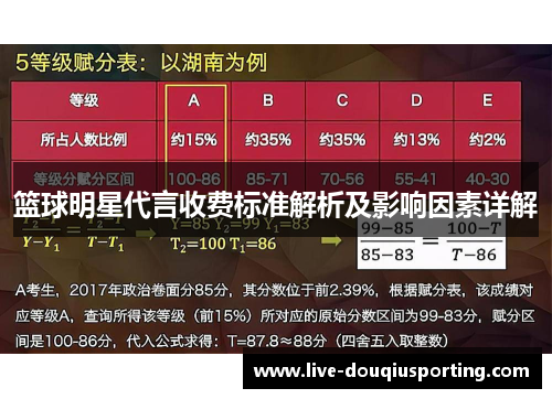 篮球明星代言收费标准解析及影响因素详解